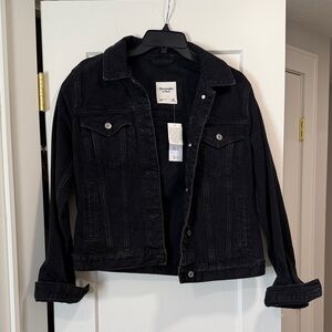 Abercrombie & Fitch Black Jean Jacket
